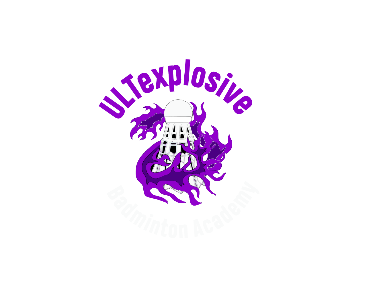 ULTexplosive Badminton Academy Logo Circle PNG